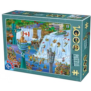 D-Toys (75932) - "Niagara Falls" - 1000 Teile Puzzle