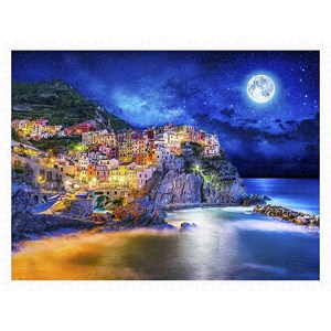 Pintoo (H2056) - "Starry Night of Cinque Terre, Italy" - 1000 Teile Puzzle