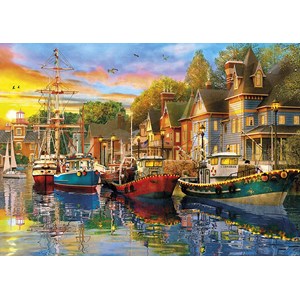 Gibsons (G5054) - Dominic Davison: "Segeln bei Sonnenuntergang" - 500 Teile Puzzle