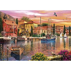 Gibsons (G5054) - Dominic Davison: "Segeln bei Sonnenuntergang" - 500 Teile Puzzle