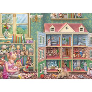 Falcon (11276) - Eduard Shlyakhtin: "Puppenhaus Erinnerungen" - 1000 Teile Puzzle