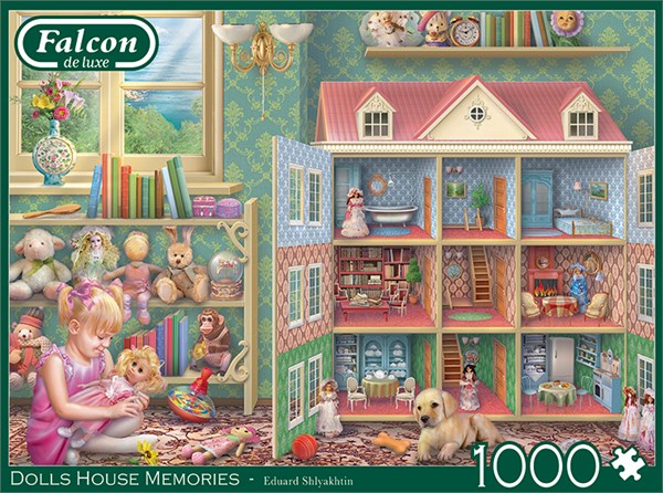 Falcon (11276) - Eduard Shlyakhtin: "Puppenhaus Erinnerungen" - 1000 Teile Puzzle