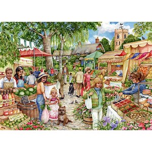 Falcon (11244) - Debbie Cook: "Farmer's Market" - 1000 Teile Puzzle