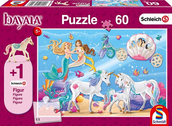 Schmidt Spiele (56302) - "The Magic of The Mermaid" - 60 Teile Puzzle