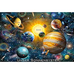 Schmidt Spiele (56308) - "Unser Sonnensystem" - 200 Teile Puzzle