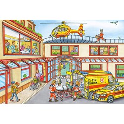 Schmidt Spiele (56352) - "Rettungshubschrauber" - 100 Teile Puzzle