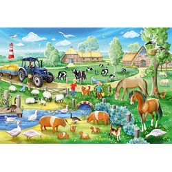 Schmidt Spiele (56353) - "Bauernhof" - 48 Teile Puzzle