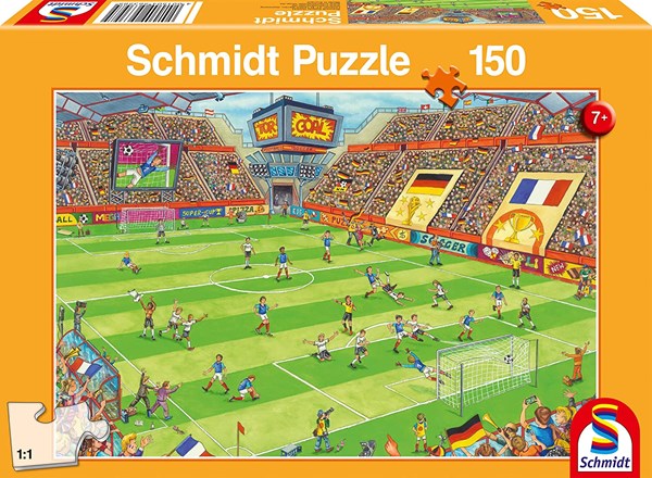 Schmidt Spiele (56358) - "Finale im Fußballstadion" - 150 Teile Puzzle