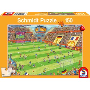 Schmidt Spiele (56358) - "Finale im Fußballstadion" - 150 Teile Puzzle