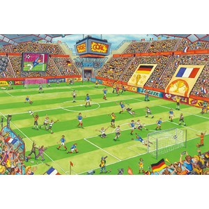 Schmidt Spiele (56358) - "Finale im Fußballstadion" - 150 Teile Puzzle