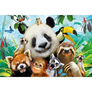 Schmidt Spiele (56359) - "Einfach tierisch" - 200 Teile Puzzle