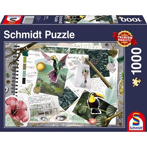 Schmidt Spiele (58354) - "Mood Board" - 1000 Teile Puzzle