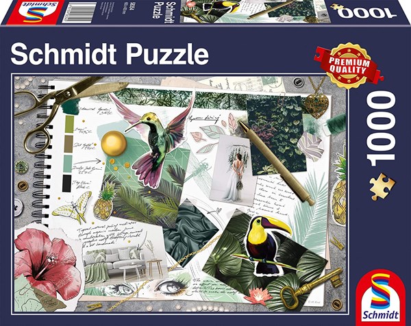 Schmidt Spiele (58354) - "Mood Board" - 1000 Teile Puzzle