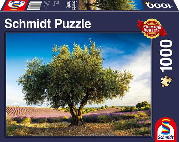 Schmidt Spiele (58357) - "Olive Tree in Provence" - 1000 Teile Puzzle