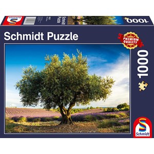 Schmidt Spiele (58357) - "Olive Tree in Provence" - 1000 Teile Puzzle
