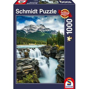 Schmidt Spiele (58360) - "Athabasca Falls, Canada" - 1000 Teile Puzzle