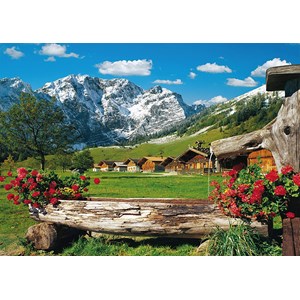 Schmidt Spiele (58368) - "Blick ins Bergidyll" - 1000 Teile Puzzle