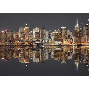 Schmidt Spiele (58382) - "New York Skyline bei Nacht" - 1500 Teile Puzzle