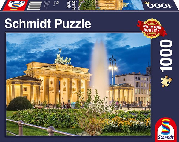 Schmidt Spiele (58385) - "Brandenburger Tor, Berlin" - 1000 Teile Puzzle