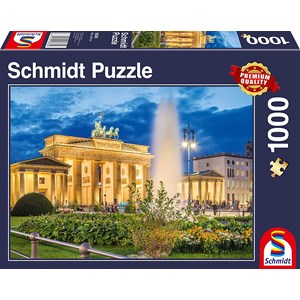 Schmidt Spiele (58385) - "Brandenburger Tor, Berlin" - 1000 Teile Puzzle
