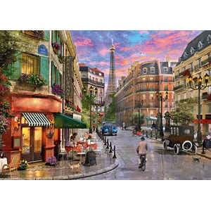 Schmidt Spiele (58387) - "Straße zum Eiffelturm" - 1000 Teile Puzzle
