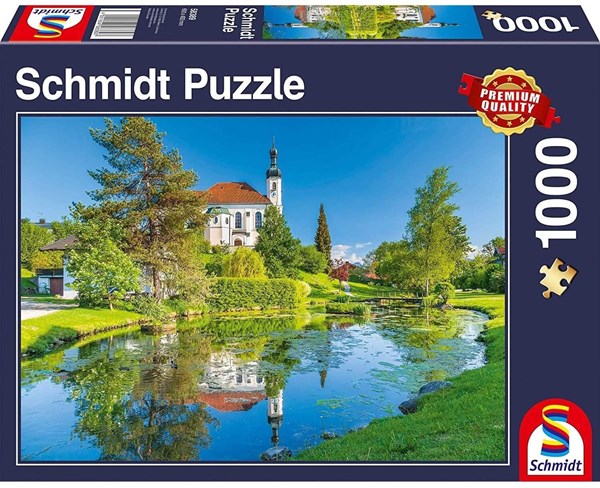 Schmidt Spiele (58389) - "Breitbrunn, Chiemgau" - 1000 Teile Puzzle