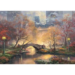 Schmidt Spiele (59496) - Thomas Kinkade: "Central Park im Herbst" - 1000 Teile Puzzle