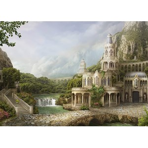 Schmidt Spiele (59611) - Nadegda Mihailova: "Palais in den Bergen" - 1000 Teile Puzzle