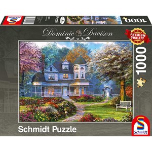 Schmidt Spiele (59616) - Dominic Davison: "Viktorianisches Anwesen" - 1000 Teile Puzzle