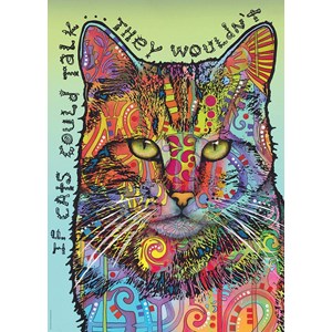 Heye (29893) - "Wenn Katzen reden könnten" - 1000 Teile Puzzle