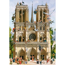 Heye (29905) - Jean-Jacques Loup: "Vive Notre Dame!" - 1000 Teile Puzzle