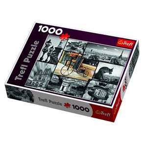 Trefl (102796) - "Montage Paris" - 1000 Teile Puzzle