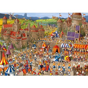 Heye (29920) - "Bunny Battles, Ruyer" - 1000 Teile Puzzle