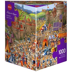 Heye (29920) - "Bunny Battles, Ruyer" - 1000 Teile Puzzle