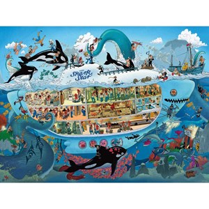 Heye (29925) - Uli Oesterle: "U-Boot-Spaß" - 1500 Teile Puzzle