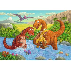 Ravensburger (05030) - "Spielende Dinos" - 24 Teile Puzzle