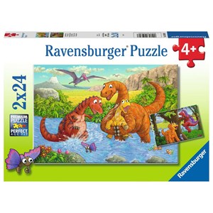 Ravensburger (05030) - "Spielende Dinos" - 24 Teile Puzzle