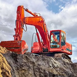 Ravensburger (05032) - "Baufahrzeuge im Einsatz" - 49 Teile Puzzle