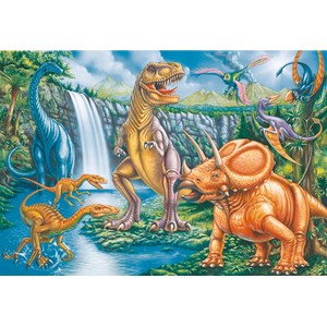 Ravensburger (05541) - "Dino Falls" - 24 Teile Puzzle
