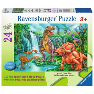 Ravensburger (05541) - "Dino Falls" - 24 Teile Puzzle