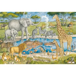 Ravensburger (05542) - "Watering Hole Delight" - 24 Teile Puzzle