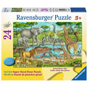 Ravensburger (05542) - "Watering Hole Delight" - 24 Teile Puzzle