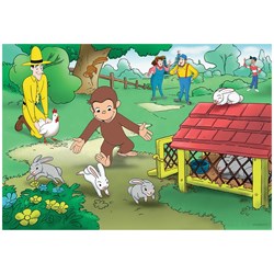 Ravensburger (05549) - "Curious George, Fun Giant" - 24 Teile Puzzle