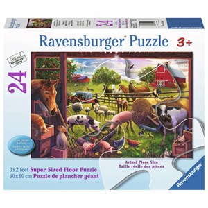 Ravensburger (05558) - "Animals of Bells Farm" - 24 Teile Puzzle