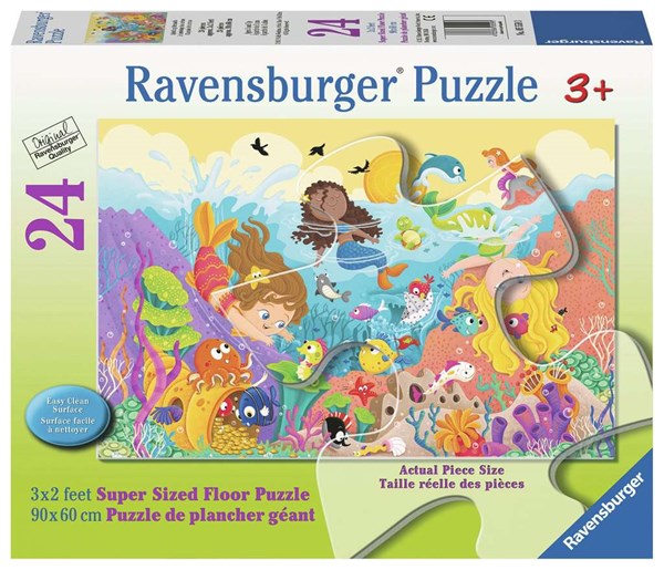 Ravensburger (05559) - "Splashing Mermaids" - 24 Teile Puzzle