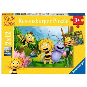 Ravensburger (07624) - "Ausflug mit Biene Maja" - 12 Teile Puzzle