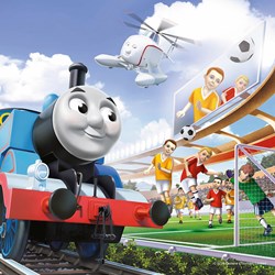 Ravensburger (08037) - "Thomas Watches Soccer" - 49 Teile Puzzle