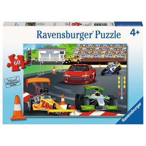 Ravensburger (09515) - "Day at The Races" - 60 Teile Puzzle
