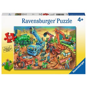 Ravensburger (09517) - "Construction Crew" - 60 Teile Puzzle