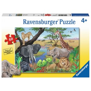 Ravensburger (09600) - "Safari Animals" - 60 Teile Puzzle
